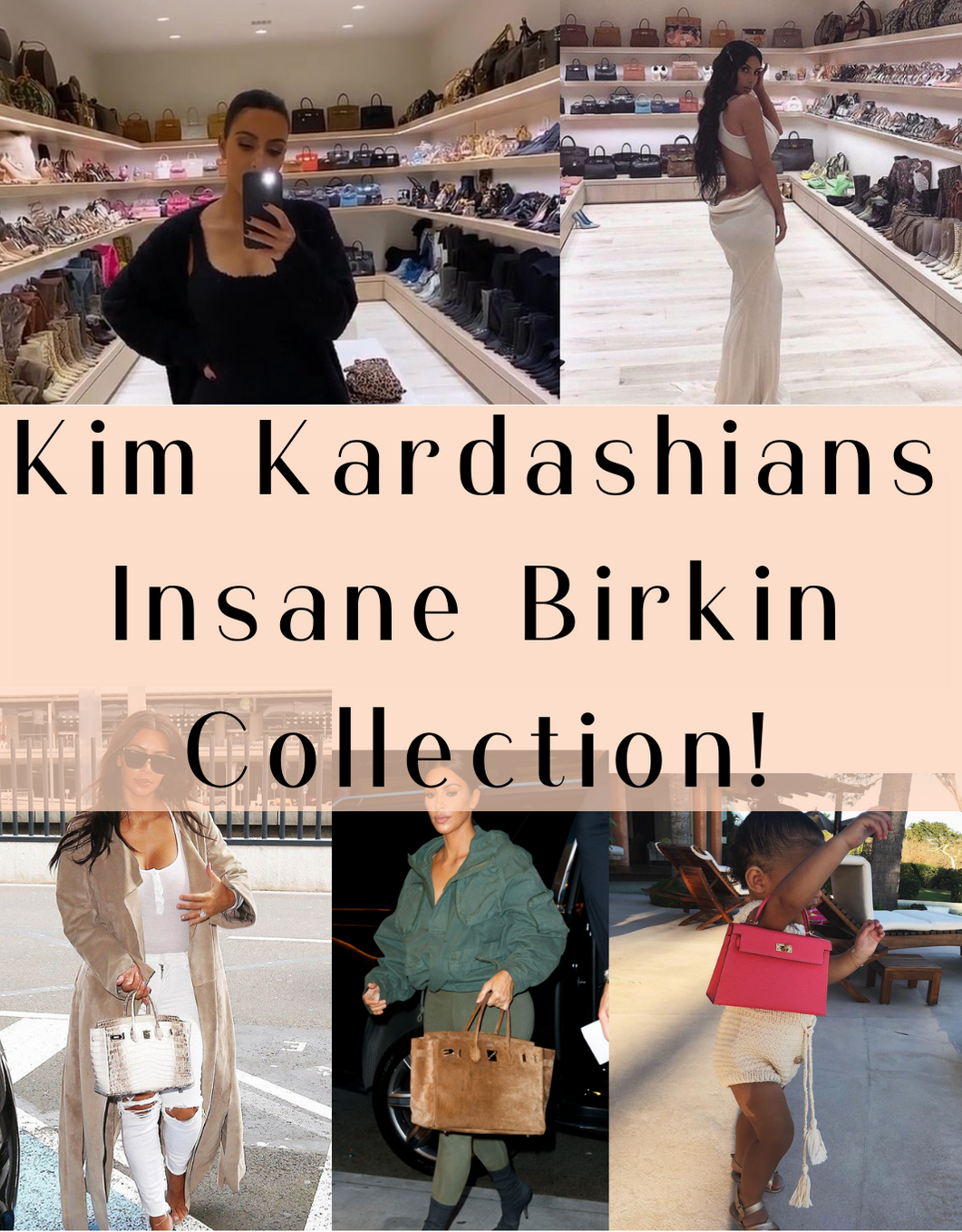 Kim Kardashian Hermes Himalayan Crocodile Birkin Bag