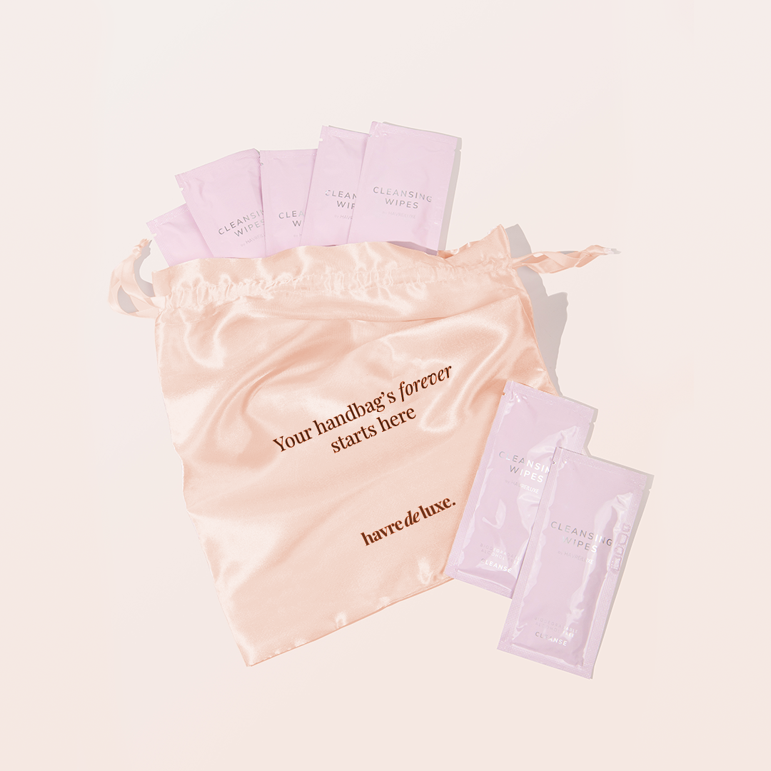 Canvas & Leather Cleansing Wipes Dust Bag Bundle