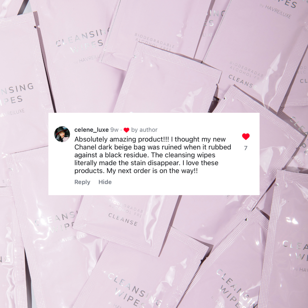 Canvas & Leather Cleansing Wipes Dust Bag Bundle