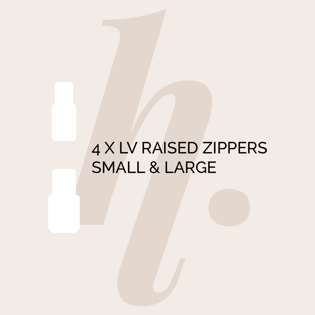 Protectors compatible with LV Zipper 2 (Raised lettering)