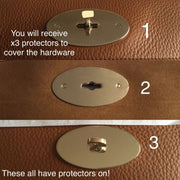 Protecteurs compatibles avec le grand double zip Postman Lock