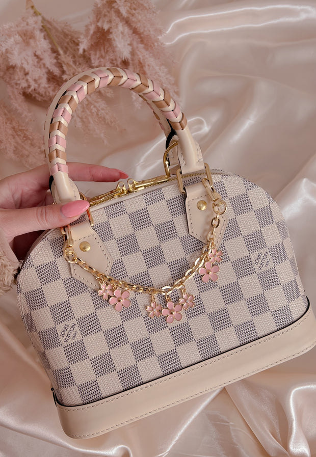 Louis Vuitton Style Triple Fleur Handbag Chain Strap Extender