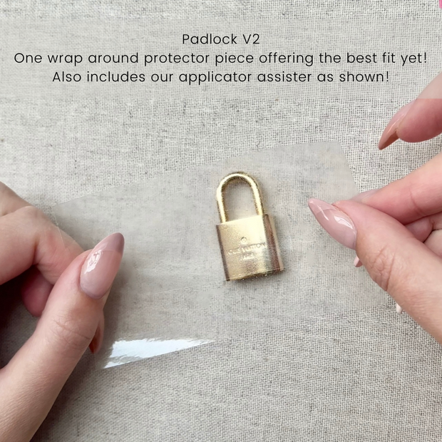 Silver store lv padlock
